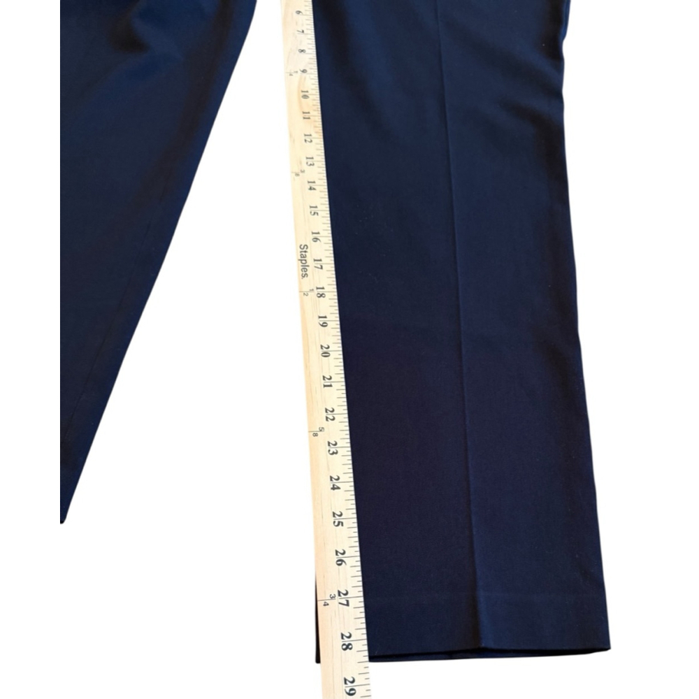Women's TALBOTS Straight Stretch Leg Pants Size 14 Black - Picture 9 of 11